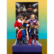 Mattel WWE Legends Territory Era 4-Pack Action Figures, Muhammad Ali, Gorilla Monsoon, Harley Race, Superstar Billy Graham, Resin, Poseable