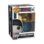 Funko Bitty Pop Bitty Boxes Stranger Things Byers House Playset with 2 Vinyl Figures Upside Down Will and Eleven with Goggles in Acrylic Display Cases