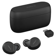 Jabra Evolve2 True Wireless Earbuds, Active Noise Cancellation, MultiSensor Voice Technology, USB-C, Black, 20797-989-899