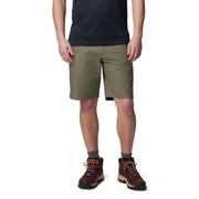 Columbia Flex Roc Men's Shorts, Stone Green, 36W x 10L, Cotton Blend with Stretch, Omni-Shade UPF 50, Multi-Pocket Design, 179479