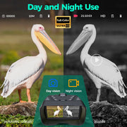 TPUFO Z098 4K Night Vision Binoculars with 5x Zoom, 3.99in HD Screen, 58MP Photo, 4K Video, 10000mAh Battery