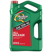 Quaker State All Mileage 10W-40 Motor Oil, 5 Quart,1 Pack