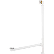 Signature Hardware SH439080WH Pop-Up Tub Drain with Swivel Head and Daisy Wheel Overflow - 1-5/16