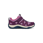 Merrell Kids Trail Chaser 2 Athletic Hiking Shoes, Berry, Hook & Loop Closure, Synthetic Upper, Non-Marking Rubber Outsole, Big Kid MK167870