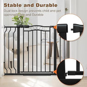 FURDEAR Extra Wide Baby Gate for Doorways 52.6