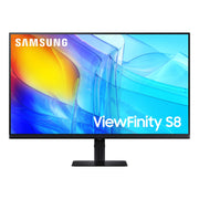 Samsung ViewFinity S8 32-Inch 4K UHD HDR10 Computer Monitor with Ergonomic Adjustable Stand, USB Hub, HDMI, DisplayPort, Black, LS32D806EANXGO