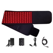 DGYAO 2025 Heating Red Light Waist Belt, Extra-Large Pad, 3-in-1 LED Light Therapy, Soft Microplush Fabric, Adjustable Hands-Free Fit