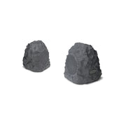 iLive Geo Waterproof Bluetooth Wireless Rock Speakers, Set of 2, ISBW422G, Gray