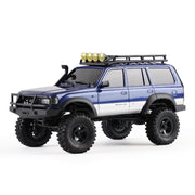 FMS FCX18 LC80 Toyota Land Cruiser 80 V2 RTR Electric Radio Control Car, Blue, 1/18 Scale