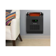 Lifesmart HT1153LUV 1500 Watt UV and Infrared Cabinet Indoor Electric Space Heater with Thermostat Remote Control Included