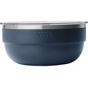 YETI Rambler Insulated Bowl, Double-Wall Vacuum Stainless Steel, Large 4.5 Quart, Navy