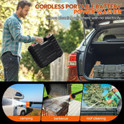 Tanbaby RB-005 Cordless Pressure Washer, 970 PSI, 1.5 GPM, 550W Brushless Motor, 6-in-1 Adjustable Nozzle