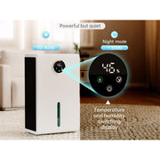 MotorGenic Dehumidifier for Home 120 oz Water Tank, Negative Ion Purification