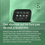 Corsair Elgato Stream Deck Neo USB Productivity Controller, 8 Customizable Keys, 2 Touch Points, Dynamic Infobar Display, Black