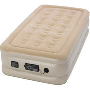 Serta Raised Twin Airbed Mattress with Built-In neverFLAT AC Air Pump