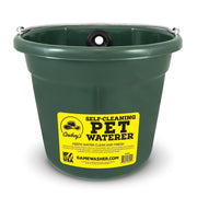 Chewy Cowboys Self-Cleaning Dog Waterer, 5-Gallon Plastic, Green, Extra Large, 85624253