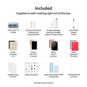 Cricut Joy 2 Die-Cutting Machine, Rainbow Essential Bundle with Smart Vinyl, Smart Iron-On, Cardstock, Insert Cards, Printable Vinyl, Bluetooth Connectivity, z20-12182-JB8