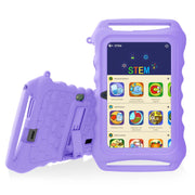 COLORROOM Kids Tablet, 7-Inch Android 11, 6GB RAM, 32GB Storage, Wi-Fi Bluetooth, HD 1024x600 Display, Silicone Protective Case, Blue, K07