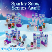USA Toyz CH1303 Blocchi Frosted Fairytale Magnetic Building Blocks Set, 84 Pieces, Pastel Multicolor