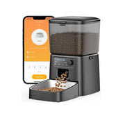 Oneisall PFD-001 Pro 2.4 GHz Wi-Fi Automatic Cat Feeder, 3.5L/15 Cups | Timed Meals, Feed Now, Feeding