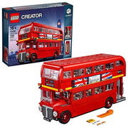 Lego Creator Expert London Bus Building Kit, 1686 Pieces, Red, 10258