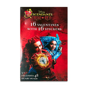 Disney Descendants Valentine Exchange Cards with Bonus Stickers, Multi-Color, Paper, 16 Count - High Quality
