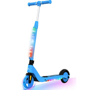 EVERCROSS EV05C Electric Scooter for Kids Ages 4+, 5 mph & 40 mins of Ride, LED Colorful Lights, Adjustable Height and Lightweight, Gift for Kids (Blue)