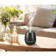 Noahstrong IN2-120A Aromatherapy Diffuser, Wood Grain Aroma Humidifier with 7 Colors Lights, 120ml