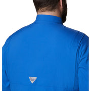 Columbia Tamiami II Long-Sleeve Button-Down Shirt - Vivid Blue - XL