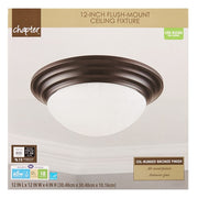 Chapter 5645-B113 12 LED Decorative Flush-Mount Ceiling Fixture Oil-Rubbed Bronze