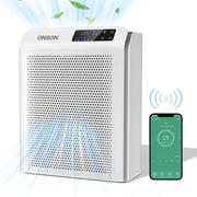ONSON Air Purifier for Home, Large Rooms up to 3500 Sqft , Air Cleaner with Air Quality Monitor, White