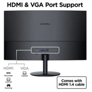 KOORUI 27N5C Curved Computer Monitor- Full HD 1080P 75Hz Gaming Monitor 1800R LED Monitor HDMI VGA 27-inch