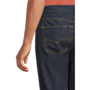Levi's 501 Original Fit Men's Jeans, Straight Leg, Button Fly, Rinse Blue, 42W x 30L, 00501-0115