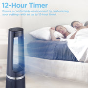 Midea MSF15AH6LB 3-in-1 Bladeless Fan Air Purifier & Heater, Black