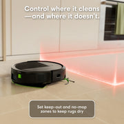 iRobot Roomba 1110 Combo Robot Vacuum & Mop, 15000Pa Suction, AutoEmpty Dock with 90 Days Debris Storage, LiDAR Navigation, SmartScrub Deep Mopping, Carpet & Hard Floors, Y454020