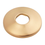 Signature Hardware Shower Arm Flange, Brushed Gold, Brass Construction, 2.5 in Width, 3/8 in Projection, SH272BG