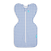 Love To Dream Swaddle Up Original Sleep Sack, Blue Gingham, Small