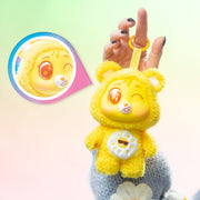 Basic Fun Care Bears Caring Cuties Collectible Plush Danglers Set of 6, Multicolor, 6 Inch, 23098