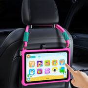 Baken Kids Tablet, 7 Inch HD IPS Touchscreen, 4GB RAM, 32GB Storage Expandable to 128GB, Android 13, WiFi, Bluetooth, Parental Controls, Dual Cameras, Pink Scratchproof Case with Lanyard