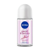 NIVEA Pearl and Beauty Deodorant Roll On for Women, 72-Hour Protection, Pearl Extracts and Avocado Oil, Floral Scent, Alcohol-Free, 50ml