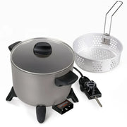 Presto 06021 Kitchen Kettle Ceramic Deep Fryer/Multi-Cooker