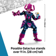 LEGO Marvel Fantastic Four vs Galactus Construction Figure, 427 Pieces, 4 Minifigures, Fully Jointed Galactus, Ages 9+