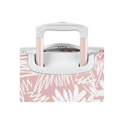 American Tourister Arabella Hardside Carry-On Luggage with Spinner Wheels, Combination Lock, Speckle White Floral Rose Gold Pattern
