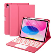 Funbiz iPad 10th Generation Case with Keyboard, Red