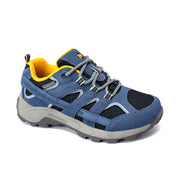 Merrell Kids Moab KDZ Hiking Shoes, Water Resistant, Blue/Grey, Big Kid 3 M, MF25BB1