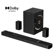 Ultimea Skywave F40 Boom SE 5.1.2 Channel Sound Bar with Dolby Atmos, 460W Peak Power, Black