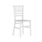 Flash Furniture LEL7KWH Kids Resin Chiavari Chair, White