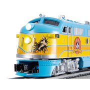 Lionel Looney Tunes Freight LionChief 5.0 Electric O Gauge Train Set with Bluetooth 5.0, Remote Control, Illuminated Caboose, Multi-Color, 2423010