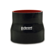 Vibrant Performance Silicone Reducer Coupling, 4-Ply Reinforced, Black, 3 in x 4 in, 2775