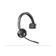 HP Poly Wireless DECT Headset System for Desk Phones, Mono Over-Ear, Noise Cancelling Microphone, 393.7 ft Range, Black, 783Q5AA#ABA
